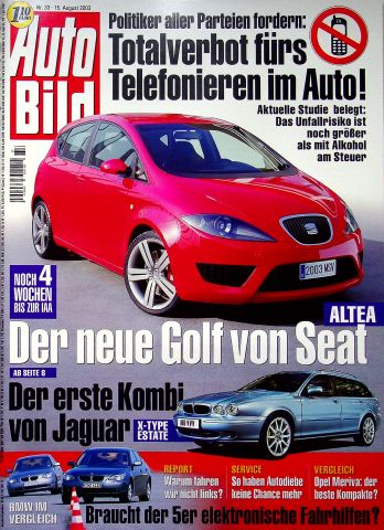 Deckblatt Auto Bild (33/2003)